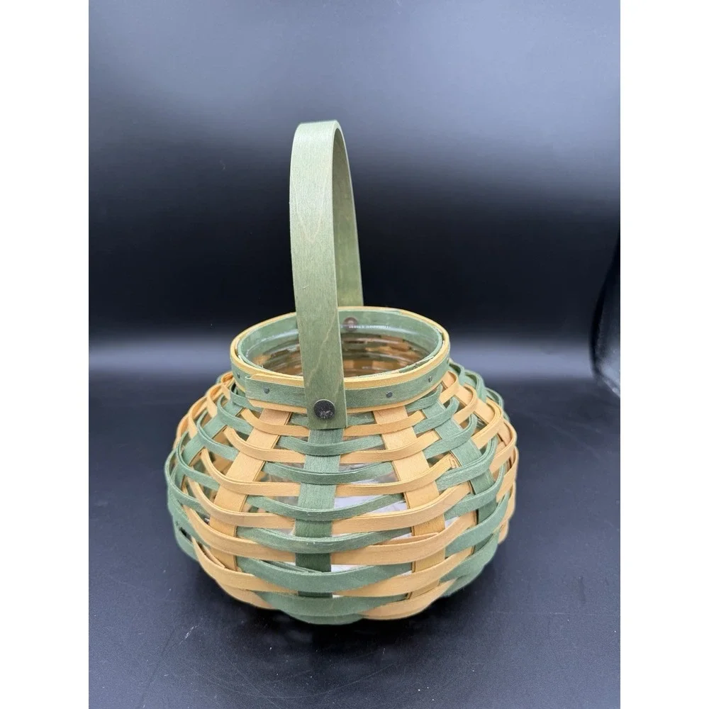 Longaberger 2009 Small Gourd Basket 🧺🎃 w/ Protector – Retired Collectible